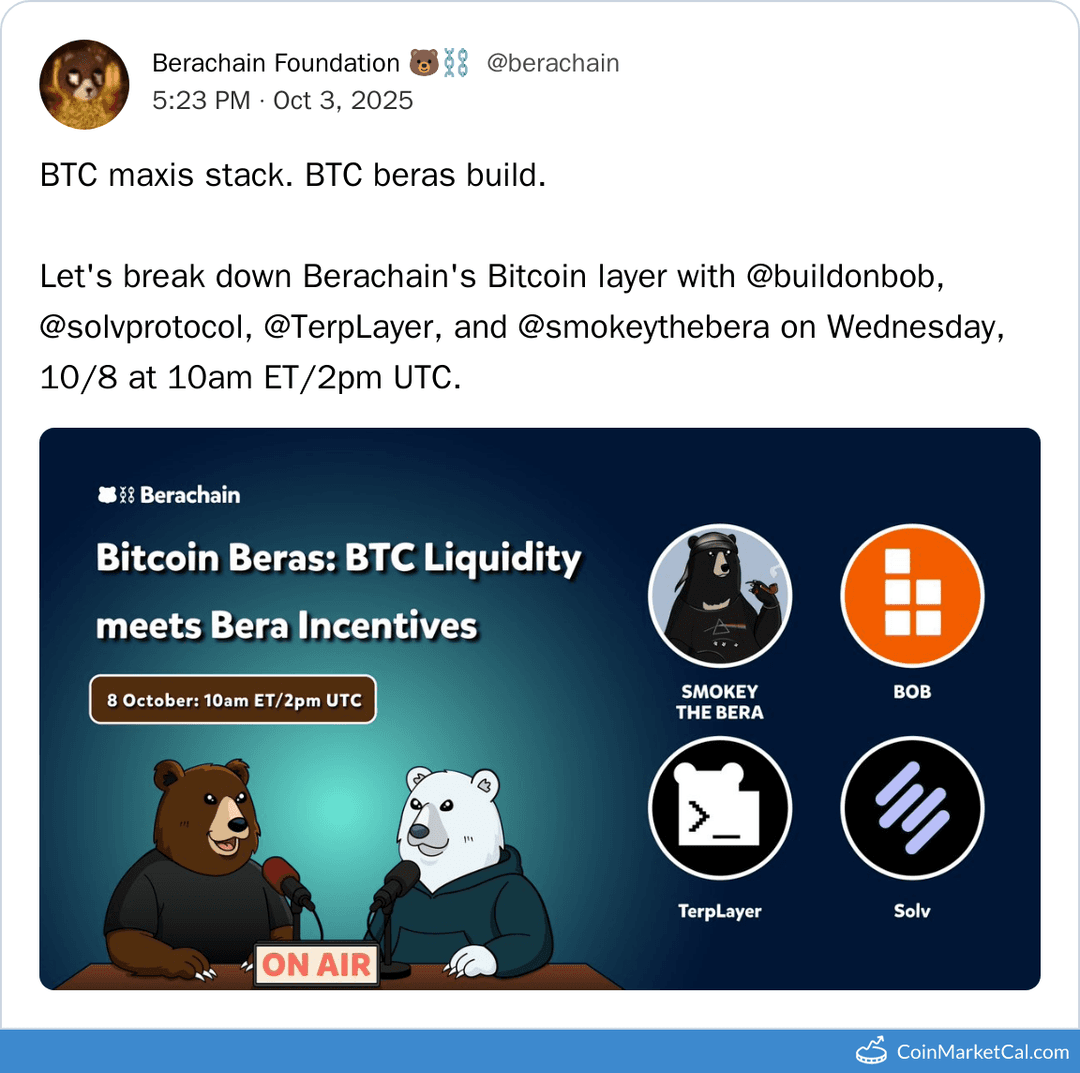 Berachain Bitcoin Layer Talk