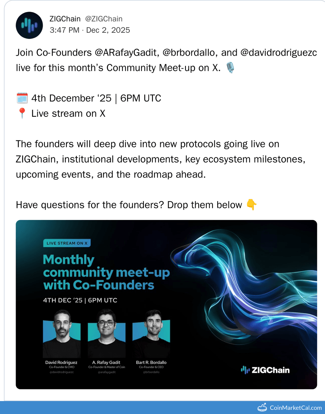 ZIGChain Community Live Stream