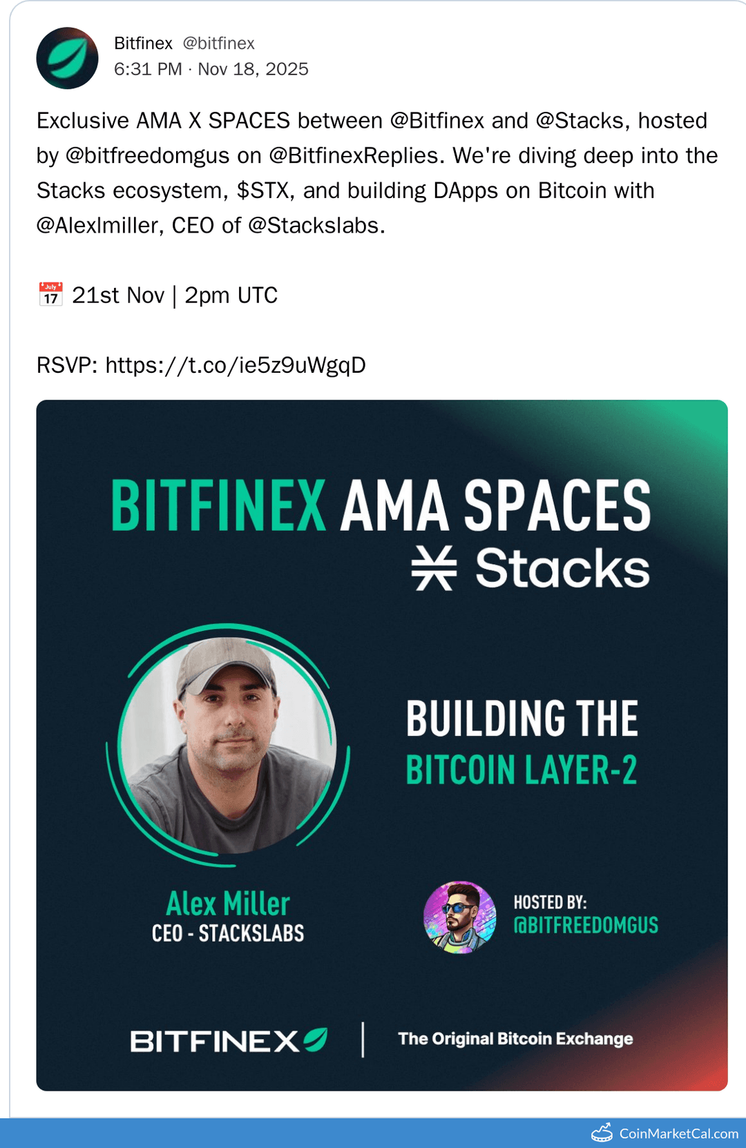 Bitfinex AMA with Stacks Labs
