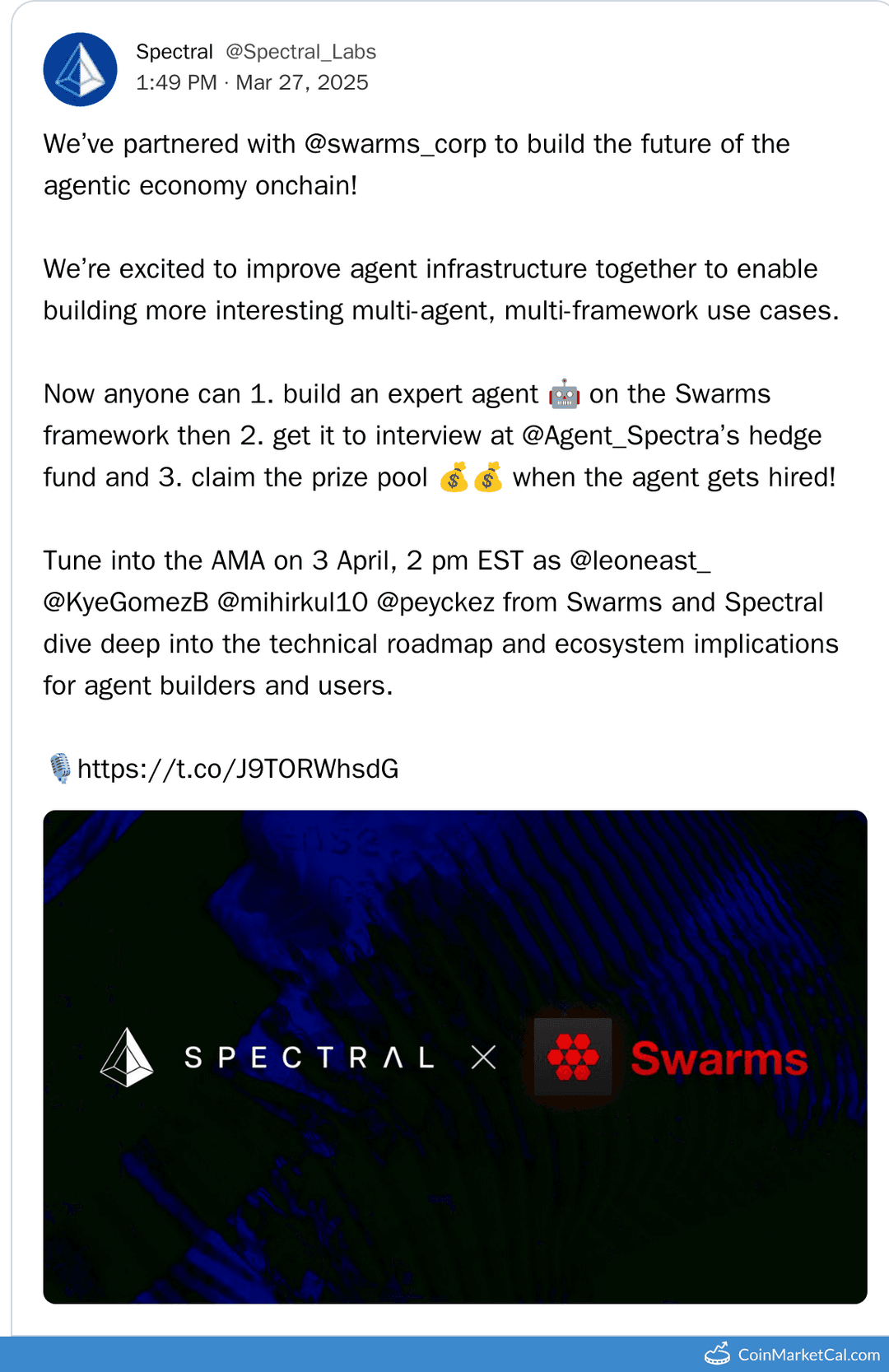 Spectral x Swarms AMA