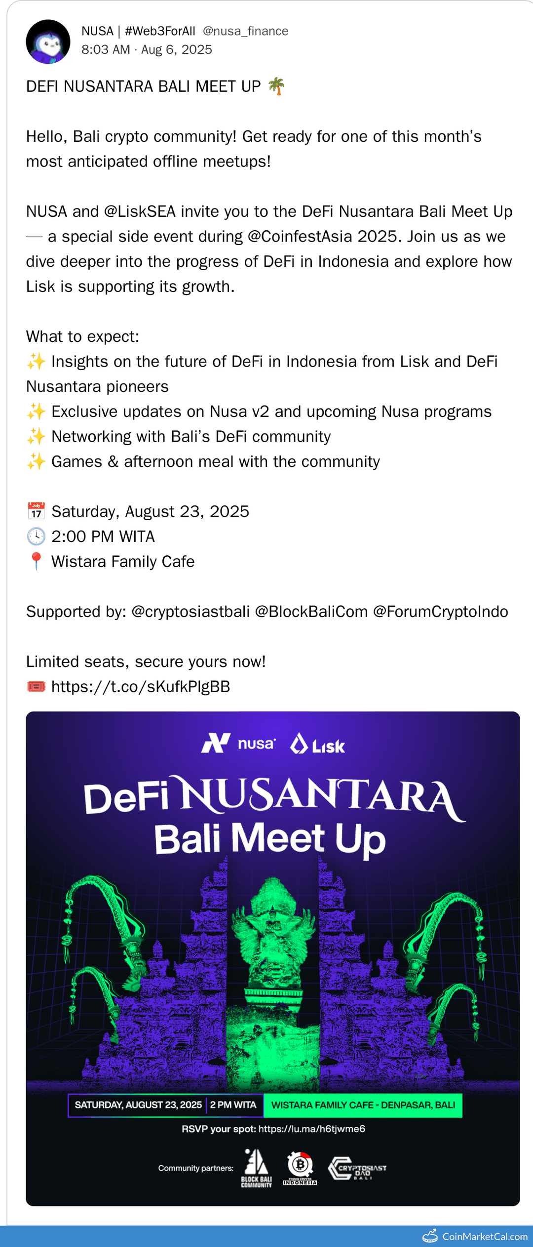 DeFi Nusantara Bali Meet Up