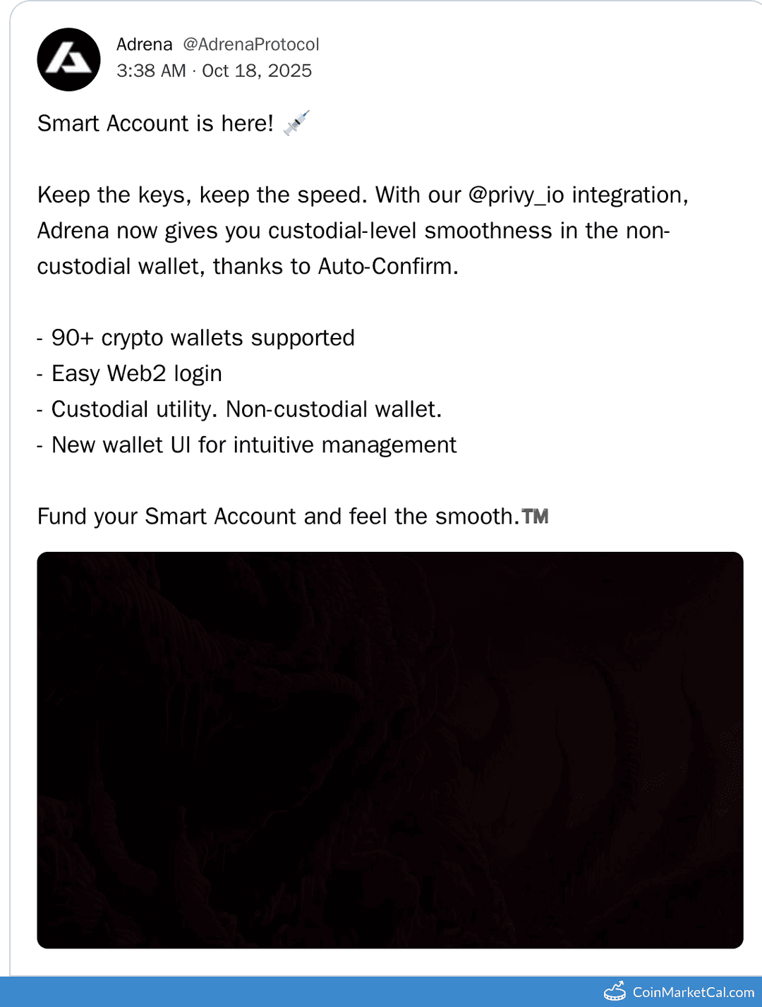 Adrena Smart Account with Privy Auto-Confirm