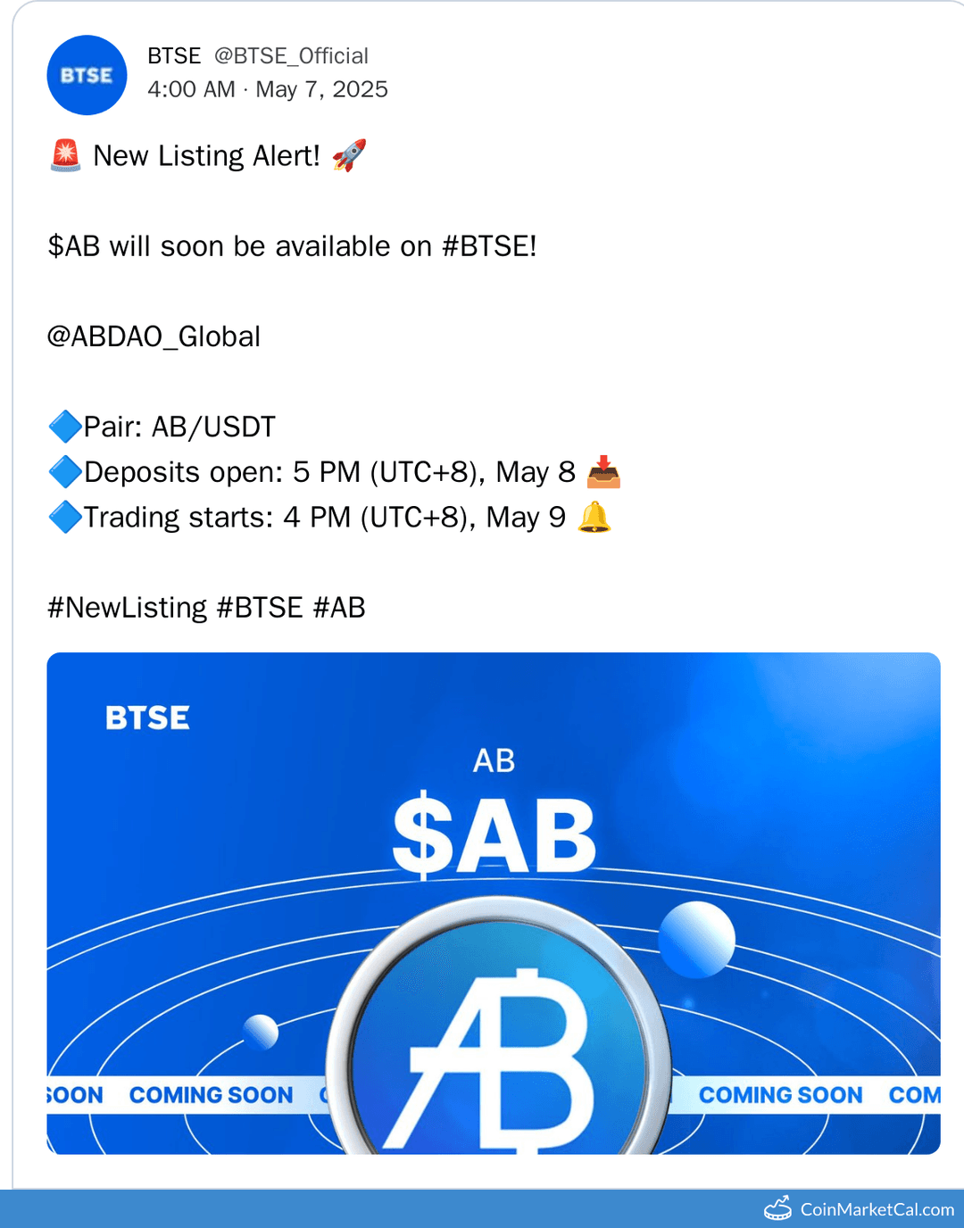 BTSE Listing