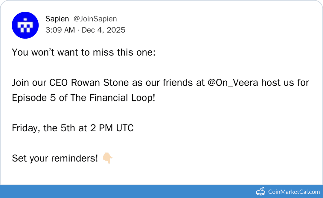 Sapien CEO Rowan Stone on The Financial Loop Episode 5