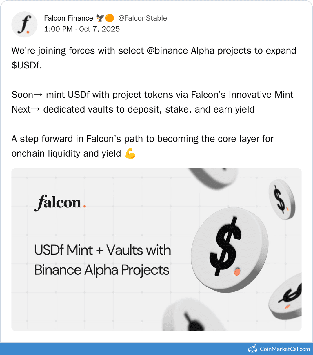 Falcon USD New Partnerships