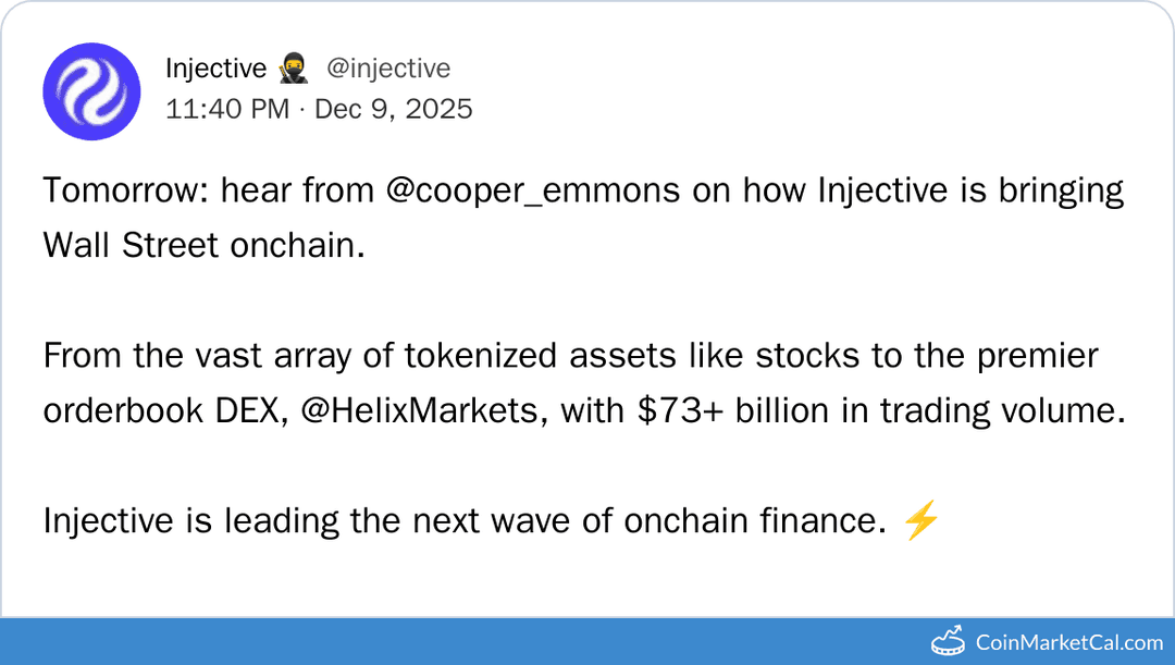 Injective Wall Street Onchain Talk