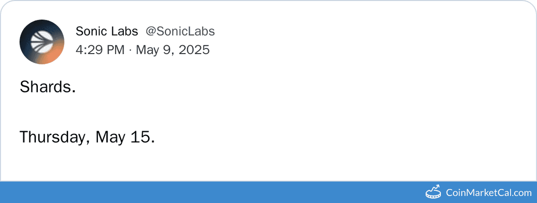 Sonic Labs Shards Launch