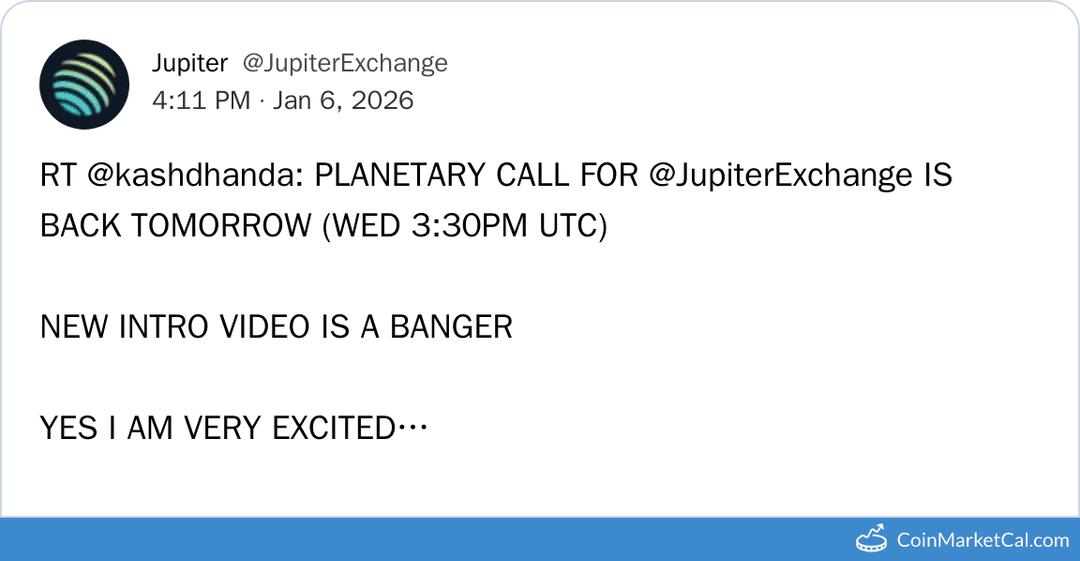 Jupiter Planetary Call