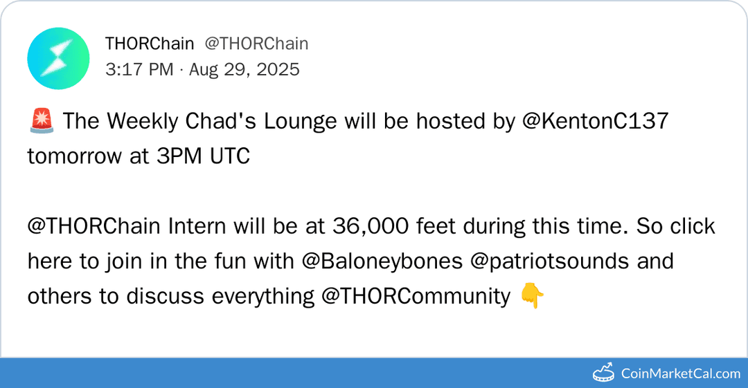 Weekly Chad's Lounge Community Space