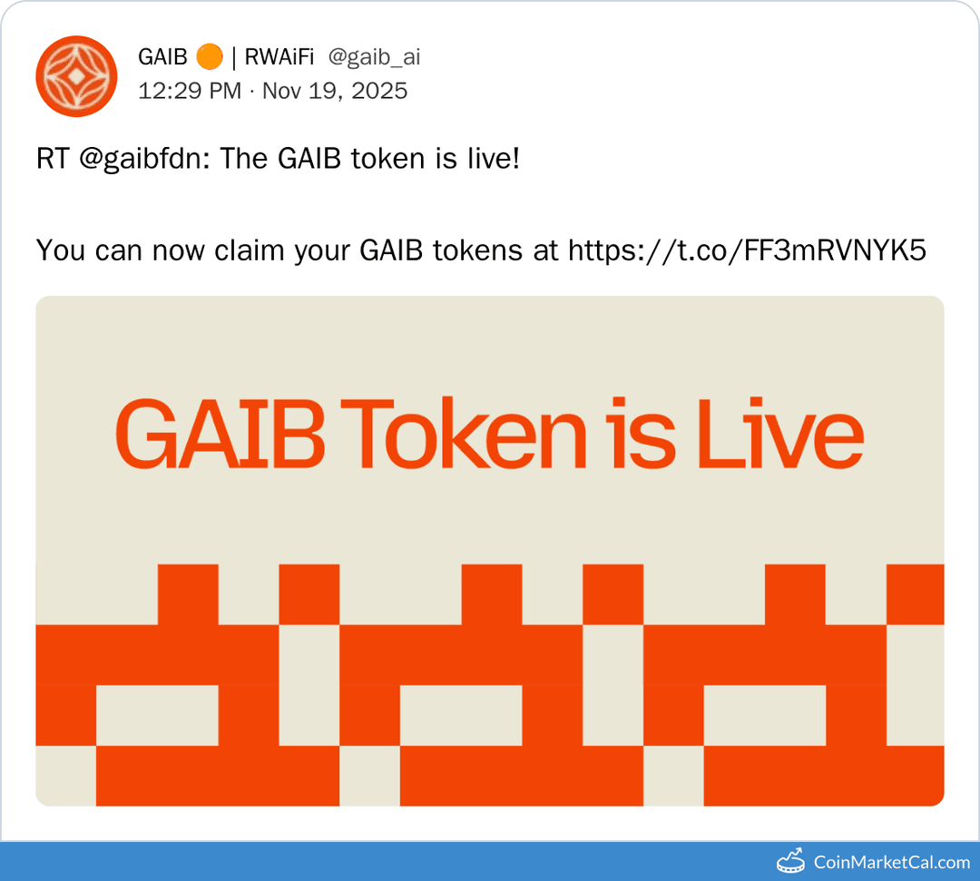 GAIB Token Launch