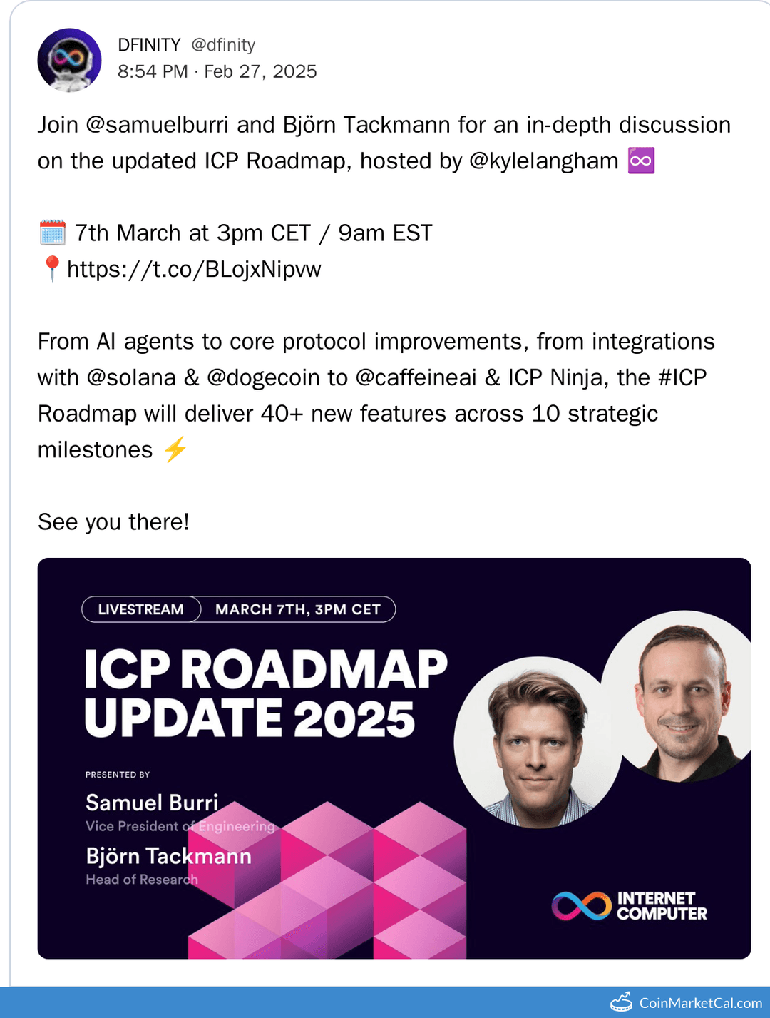 ✨In-Depth ICP Roadmap Discussion with Samuel Burri and Björn Tackmann