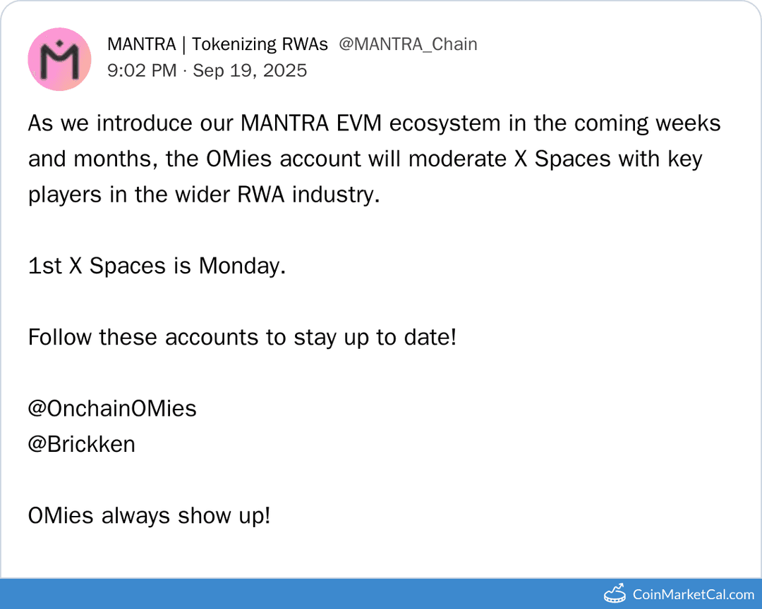 Mantra X Spaces with OMies