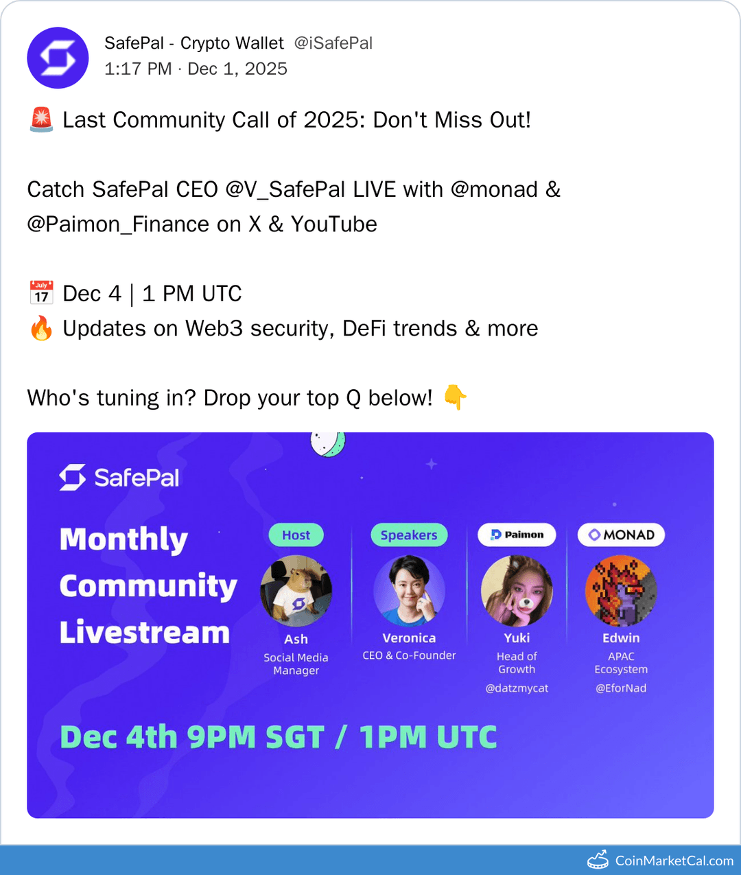 SafePal Community Call: Web3 Security & DeFi Trends