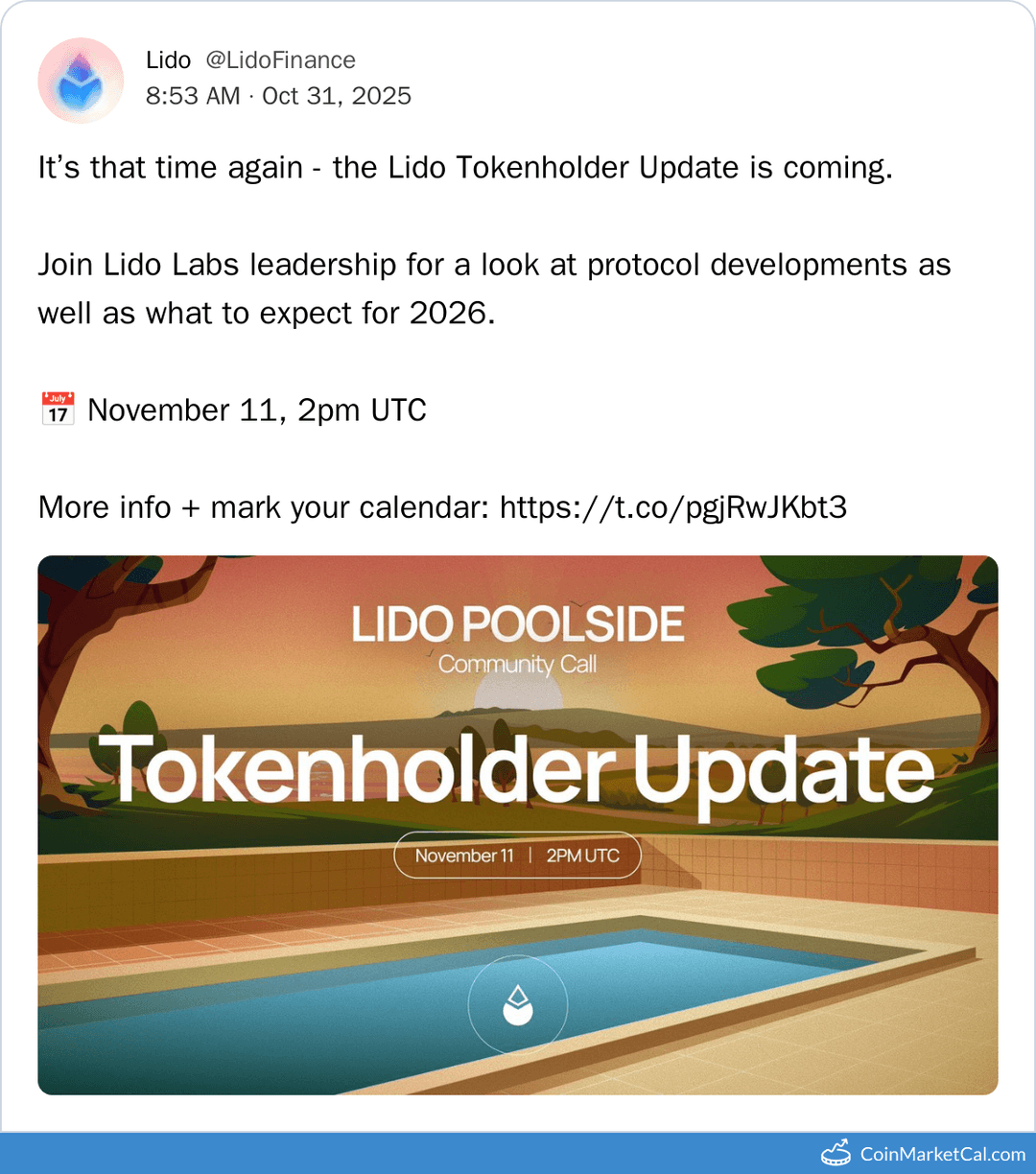 Lido DAO Tokenholder Update