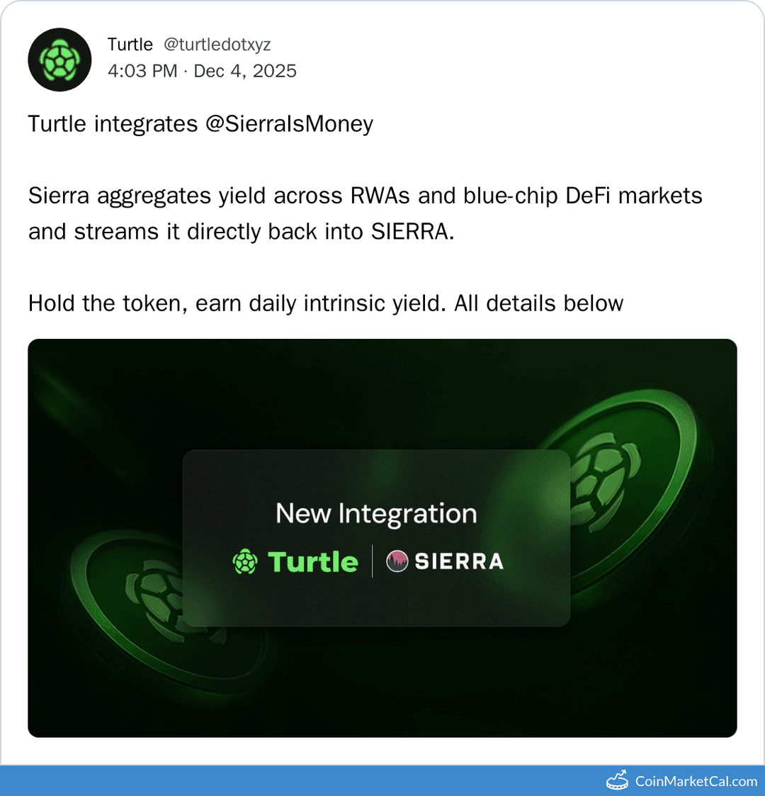 Turtle Sierra Integration