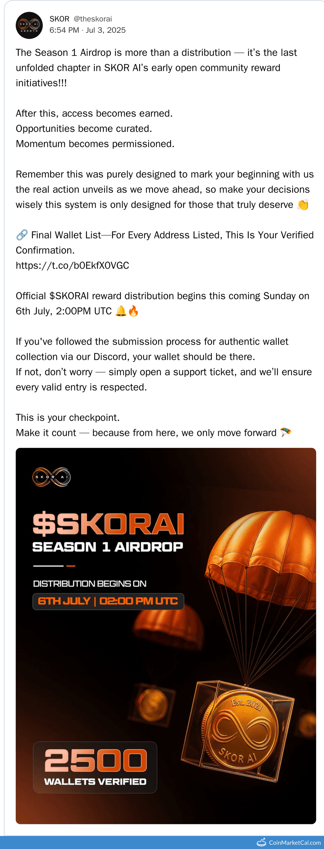 SKOR AI Season 1 Airdrop
