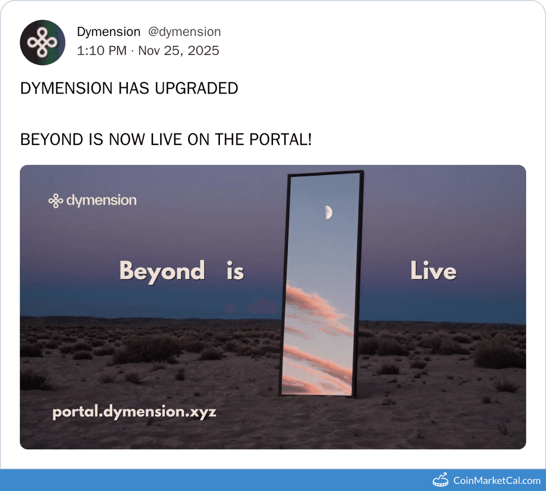 Dymension Beyond on The Portal Release