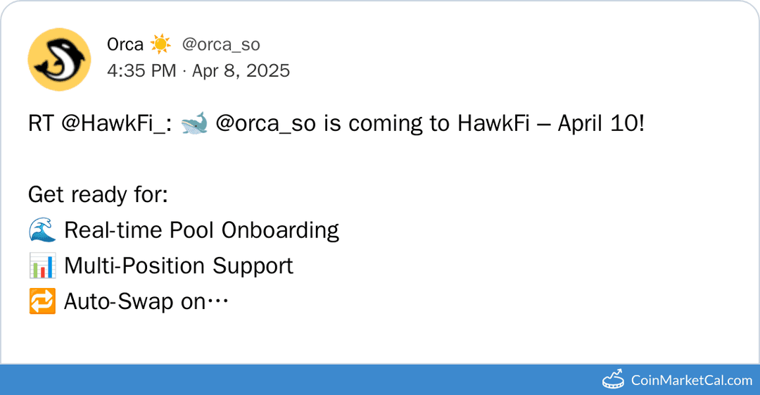 HawkFi Integration with Orca