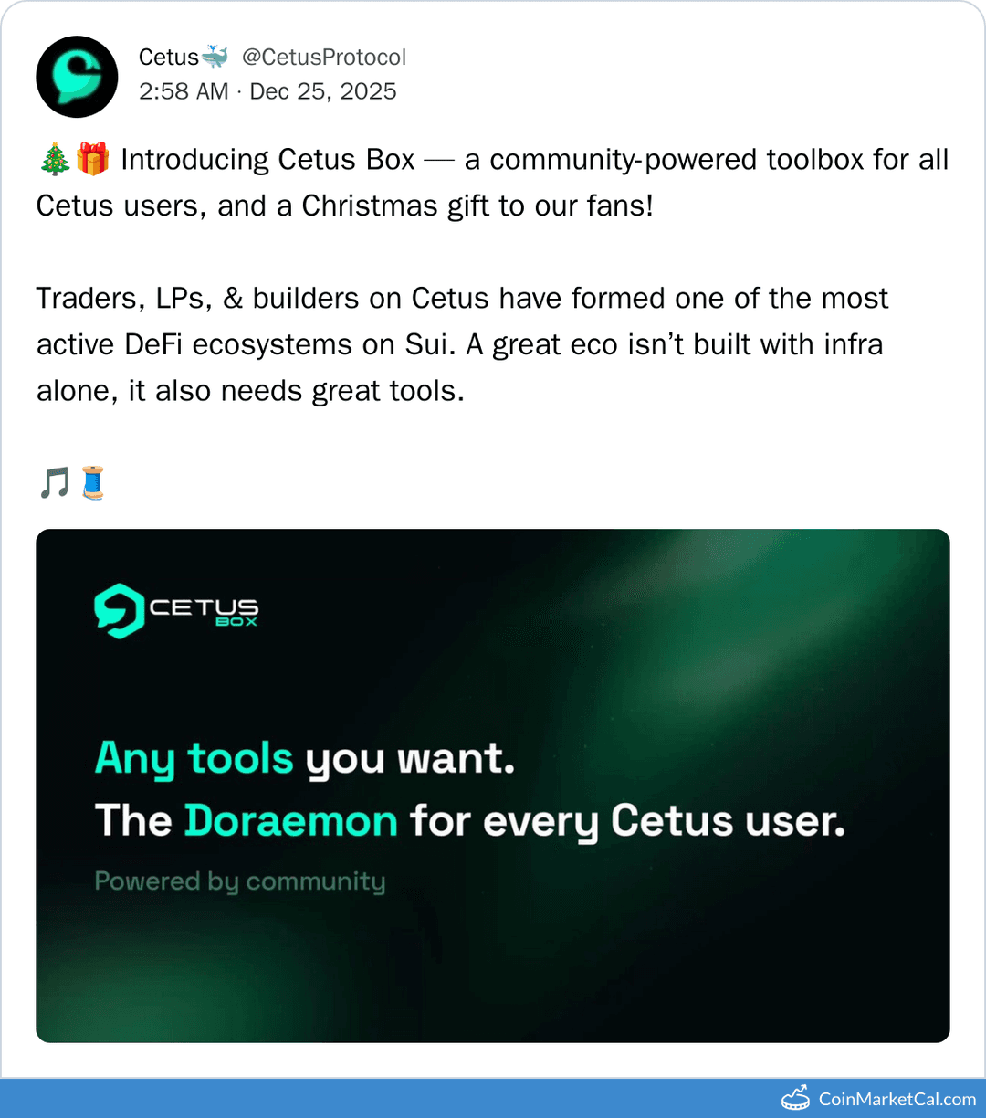 Cetus Protocol Community Box Release