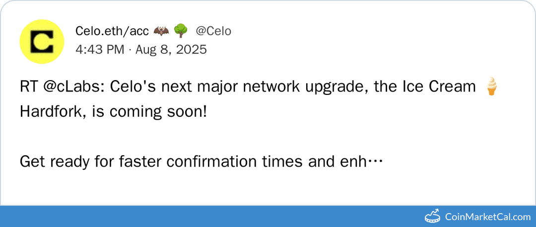 Ice Cream Hardfork on Celo Network