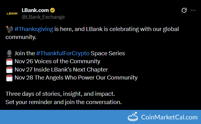 LBank Next Chapter X Spaces