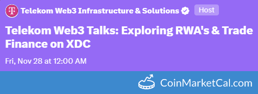 XDC Network Telekom Web3 Talks on X Spaces