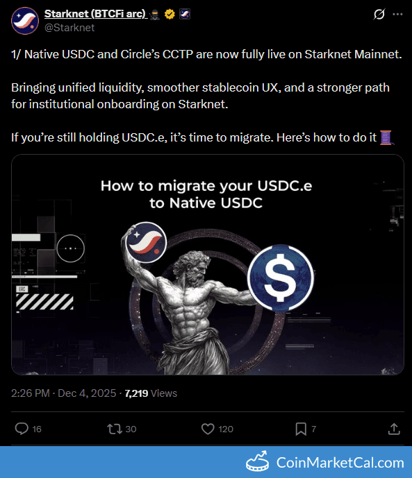 Starknet Native USDC Integration