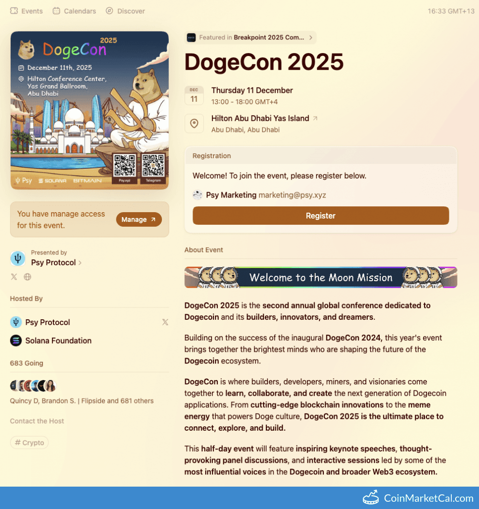 DogeCon 2025 - Dogecoin Global Conference