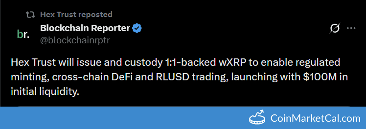 Hex Trust WXRP Announcement