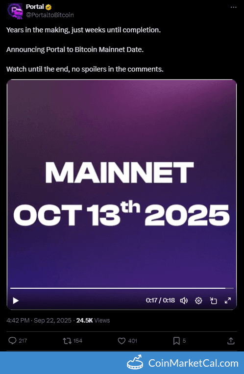 Portal to Bitcoin Portal to BTC Mainnet