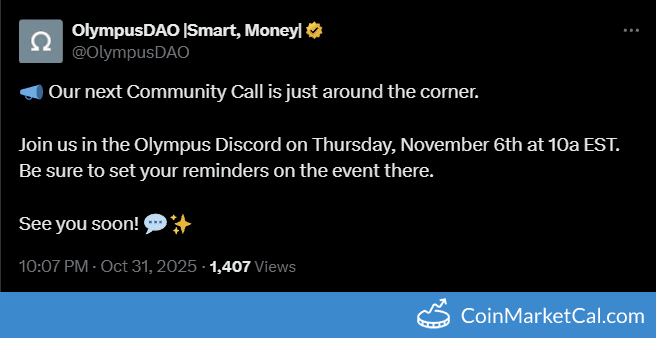 Olympus Community Call