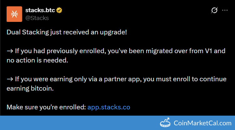 Stacks Dual Stacking Upgrade