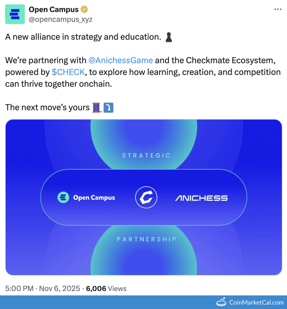 Anichess x Open Campus Partnership