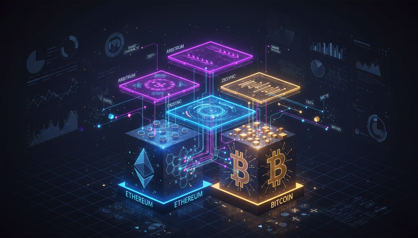 What are layer-1 and layer-2 solutions: architecture of the blockchain future