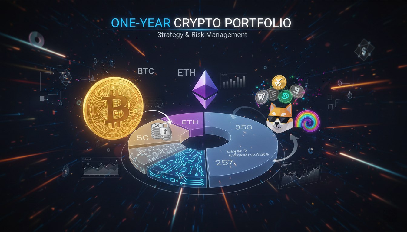How to build a crypto portfolio for a year: strategy and rebalancing